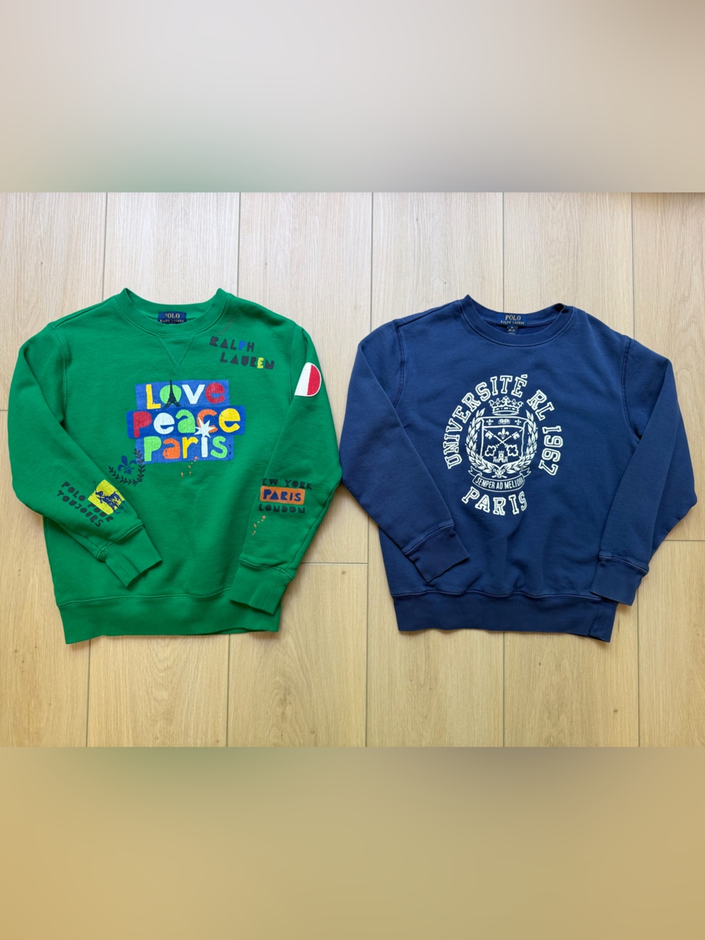 Boys Medium Polo Ralph Lauren Crewneck Sweatshirts (10-12)